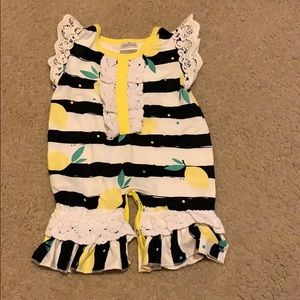 0-3 month romper from boutique